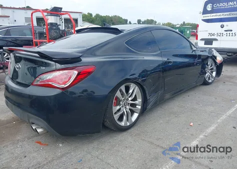 2010 Hyundai Genesis 3.8 Track from USA, damaged, VIN KMHHU6KH0AU017481